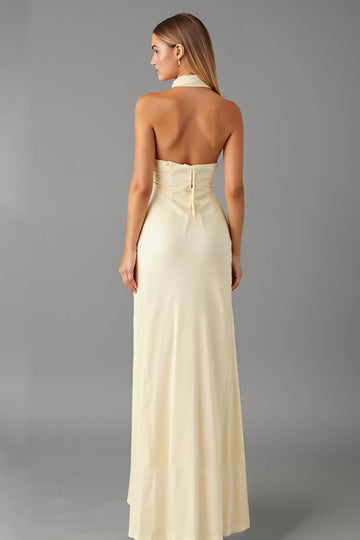 Påsklilja V-ringad Fodral Chiffong Formell Klänning